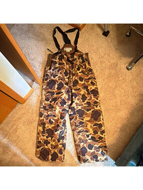 Columbia Men’s L Camo Insulated Snow/Hunting Bib Coveralls